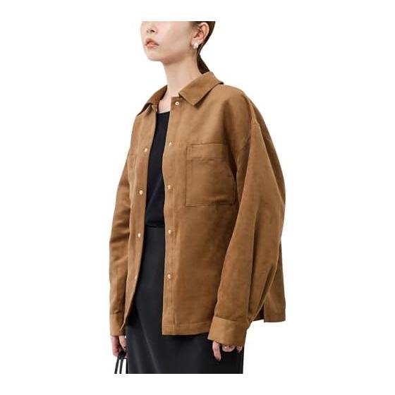 [Rope Picnic] Suede shirt