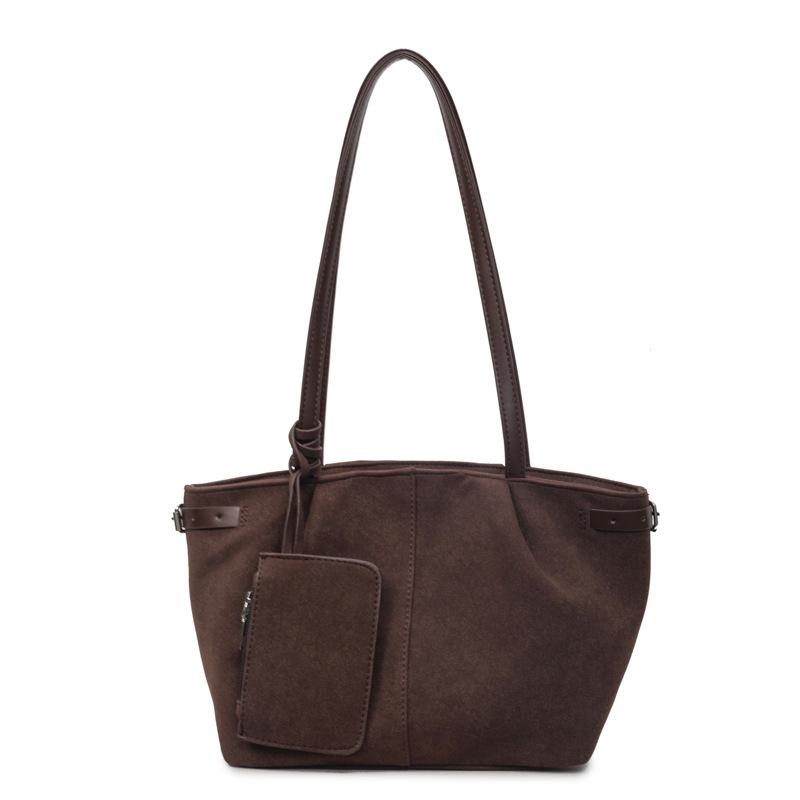 This Year's Popular Bag Women's Large Capacity 2025 New Fashion Autumn and Winter Shoulder Underarm Bag Pleated Commuter Tote Bag