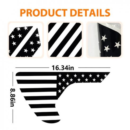 2Pcs Fender Sticker Accessories For Jeep Wrangler JL/JT Gladiator 2018To US