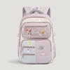 Cartoon Casual Backpack for Girls,Large Capacity School Bag,Spine-Protecting Bookbag for Elementary Students with Ergonomic Back