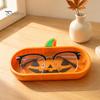 Desk Accessories for Office 3D Printed Pumpkin Glasses Storage Tray, Decorative Desktop Organizer Halloween Home Decor Sunglasses Keys & Jewelry,