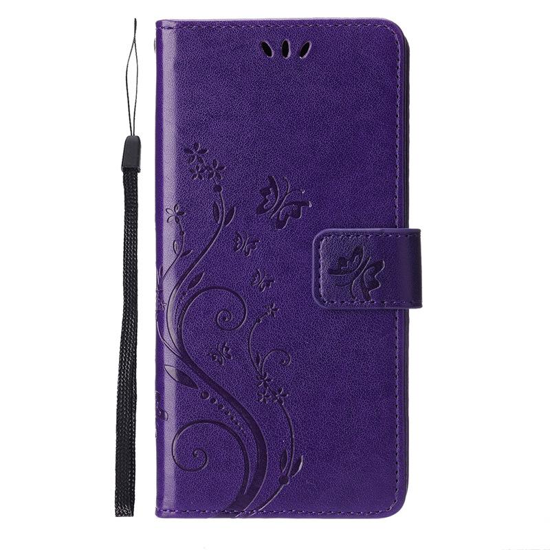 Applicable To Apple 1615ProMax14SE4 Clamshell Leather Case 1312 Butterfly Embossed Protective Case 78SE3 Mobile Phone Case