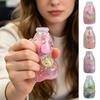 Glitter flytende leketøy melkeflaske klemme stressball, sakte stigende fidget for mini voksne barn, søt myk dekompresjon angstlindring, morsom gave slitesterk