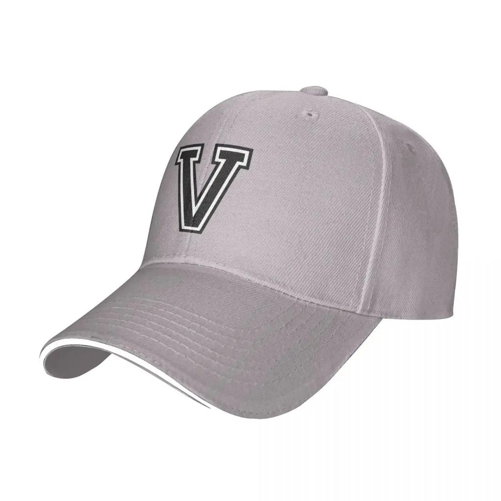 Initial Letter Bone V High Qualiy Baseball Cap For Women Outdoor High-end Female Snapback Caps Hip Hop Street Tide Hat