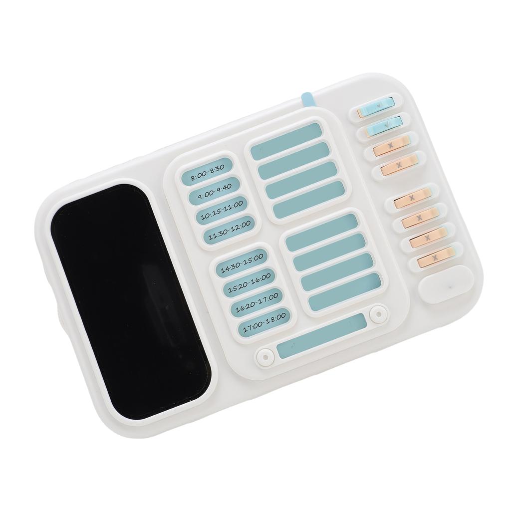 Silent Visual Timer with Planning Board Task Cards Kids Time Manager Alarm Clock for Classroom and Home Use