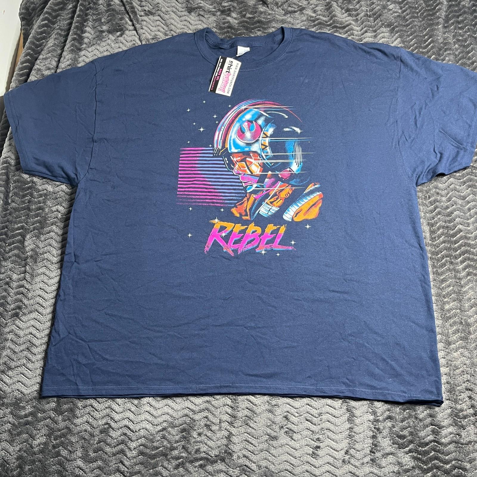 Star Wars Gildan Luke Skywalker T-shirt size 3XL navy S