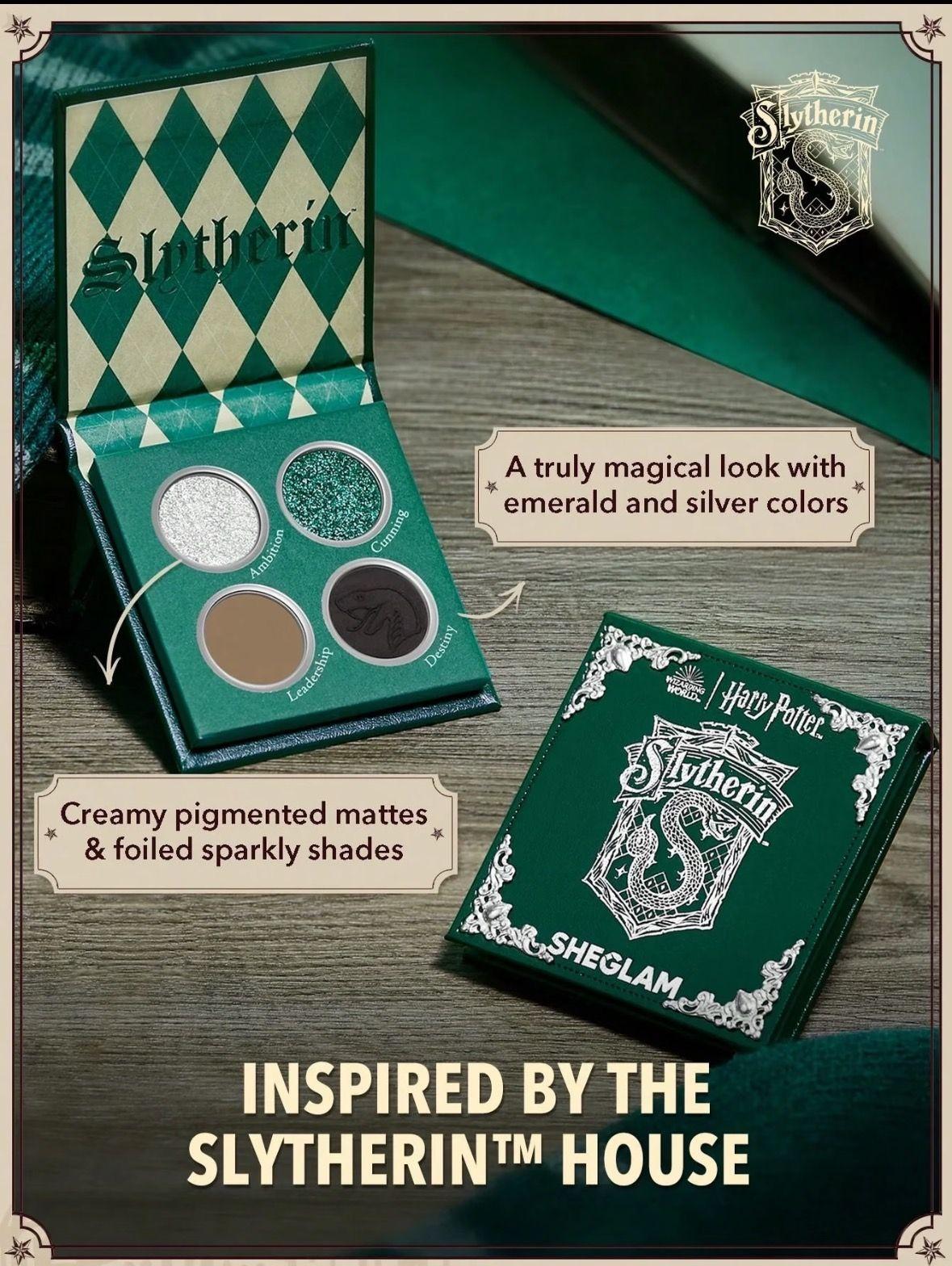 

Harry Potter Hogwarts Series Sheglam Four-Color Eyeshadow Gift Set green