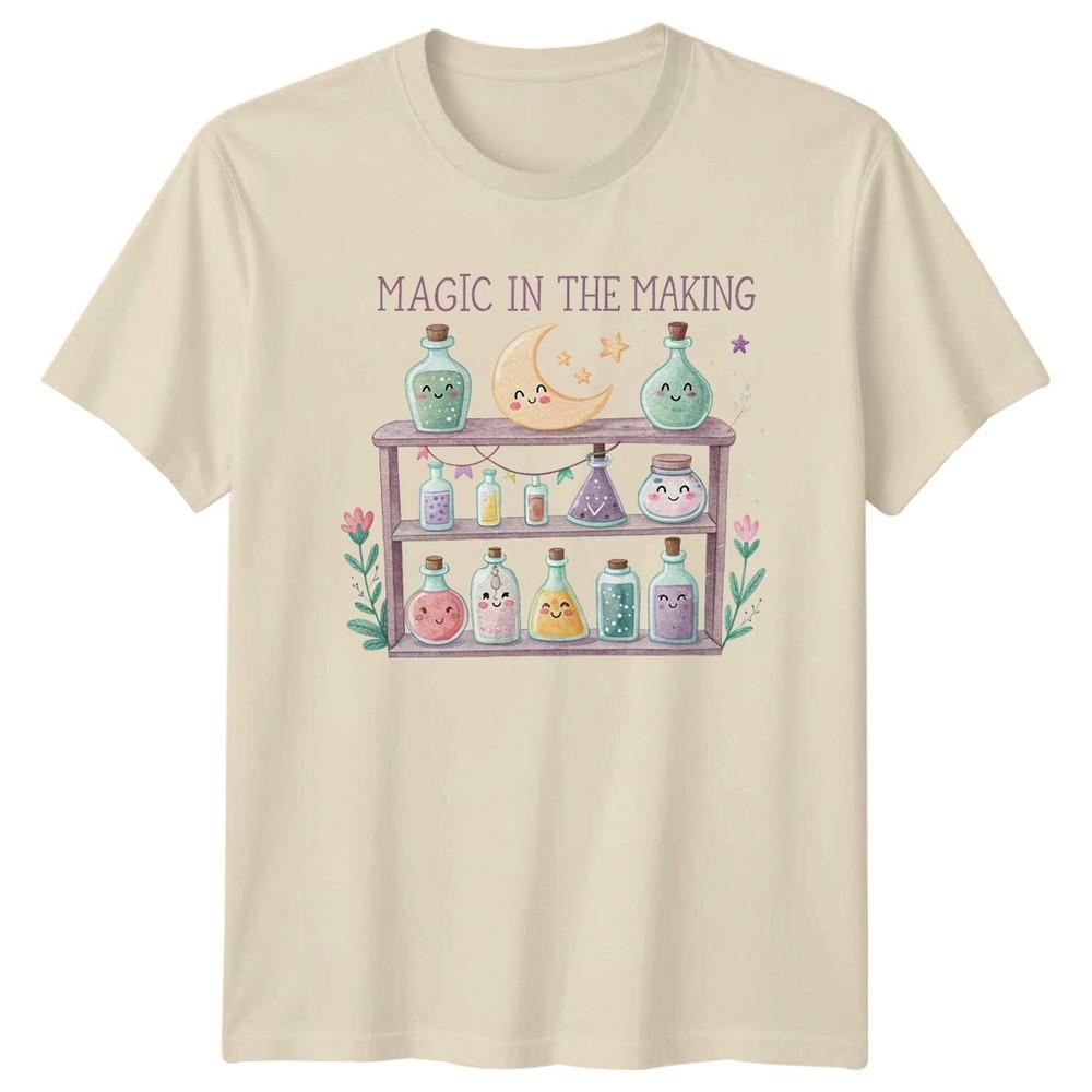 Magic In The Making Unisexs TShirt Kawaii Witchcraft Potions Halloween Gift