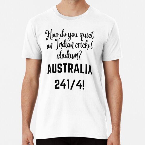 

Funny Cricket How to Quiet an Indian Cricket S to 5XL Made in the AU/USA T-Shirt L