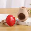Mushroom Shaped Nutcracker Creative Walnut Clip Wooden Walnut Opener Tool Easy to Use Decorative Kitchen Gadget