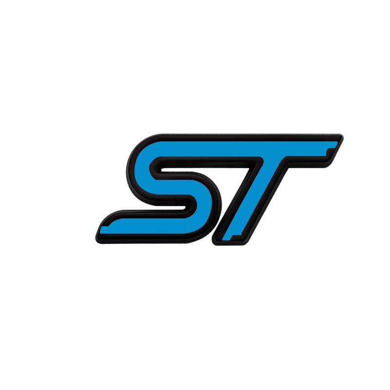 ST Logo Grille Badge τρισδιάστατο μεταλλικό έμβλημα αυτοκόλλητο για ST Line Fiesta Focus Edition Car X KUGA Mondeo Ecosport Αξεσουάρ