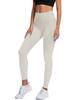 Women's High Waist Seamless Quick-Dry Ribbed Yoga Pants - Hip Lifting & Moisture-Wicking Leggings