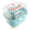 Nursing Bottle Storage Box Compact Household Dustproof Draining Thickened Plastic Baby Bottle Storage for Home Green