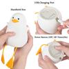 Kids' Duck Night Light, Cute Seagull Silicone Bedside Lamp for Nursery, ABS+SIL, Touch Control, Portable, Rechargeable, Dimmable, Birthday, Christmas