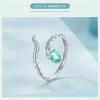BAMOER 925 Sterling Silver Coiled Snake Ring Unique Design Ring With Formal Attire For Women Fine Jewelry Party