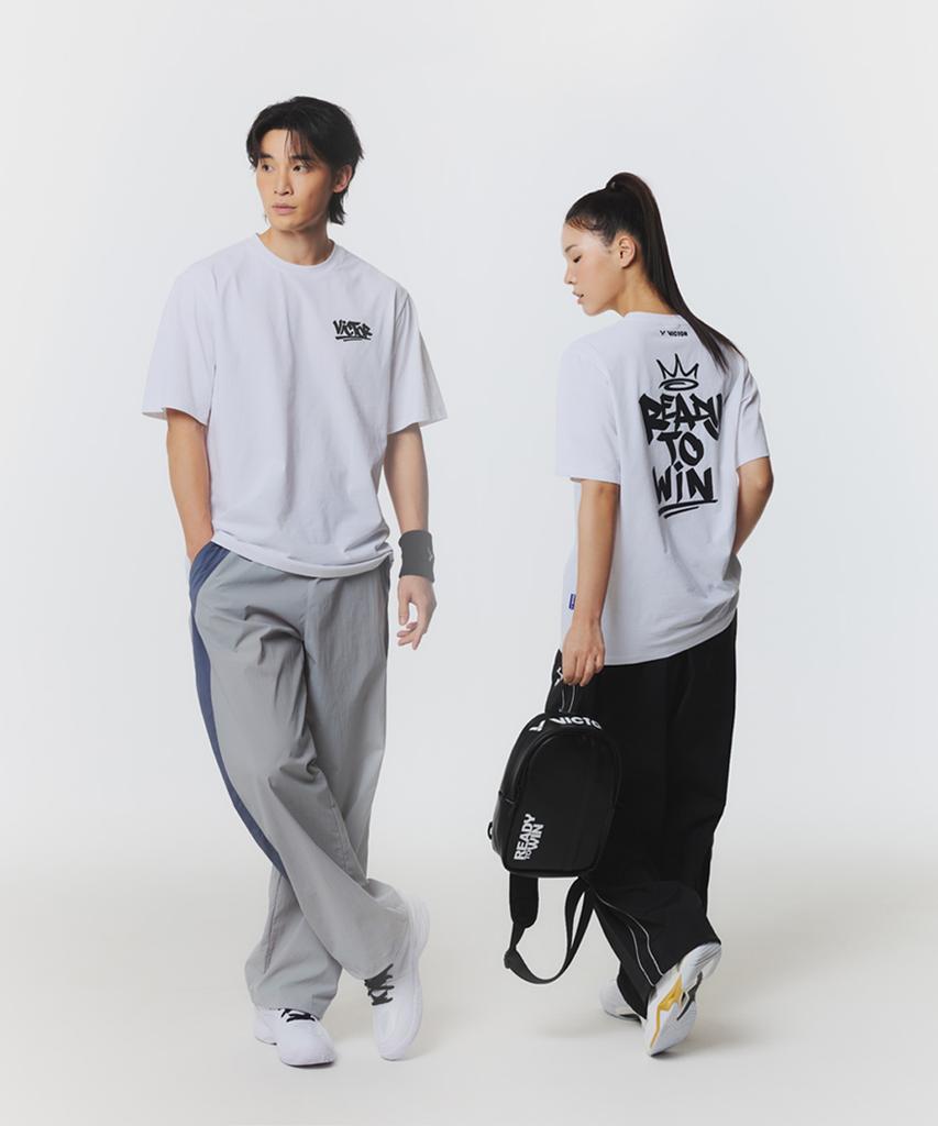 Bigteo Crown Statement Badminton Unisex Oversized T-Shirt (Vt26Ato208U)