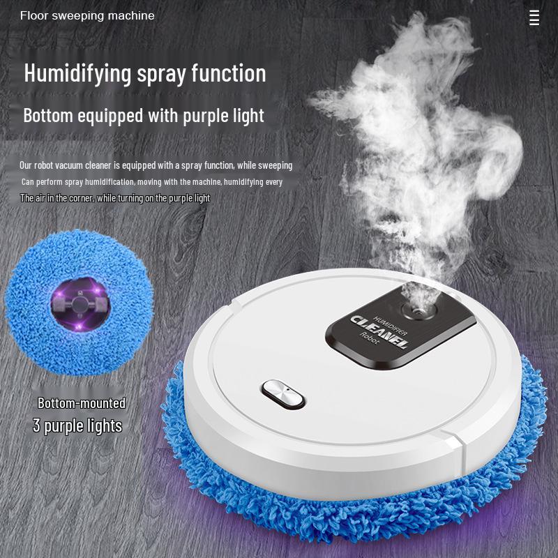 Colerdi Smart Home Wet/Dry Sweeping Robot with Humidifying Spray and Mopping