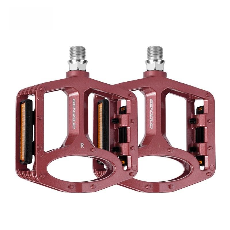 Cykelpedal med dubbla lager i aluminiumlegering för mountainbikecykling och pendling