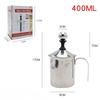 Japanese Stainless Steel Manual Milk Frother Coffee Cup Milk Foam Beater Pot Home Use Coffee Making Tools Set for Cappuccino