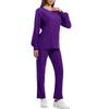 Women's Solid Color Long Sleeved Pocket Uniform Protective Worker Uniform Jacket Long Pants Set