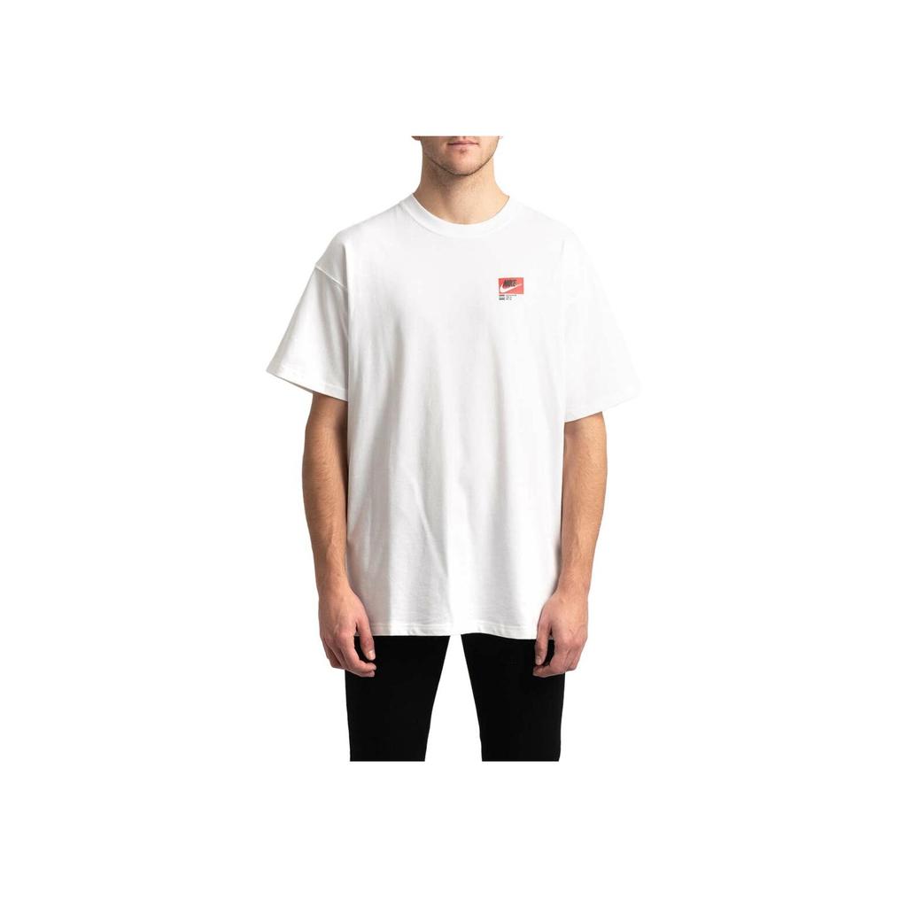Nike Logo Print Crew Neck Slim Fit Pullover Short Sleeve T-Shirt Men Tops White CT8420-100