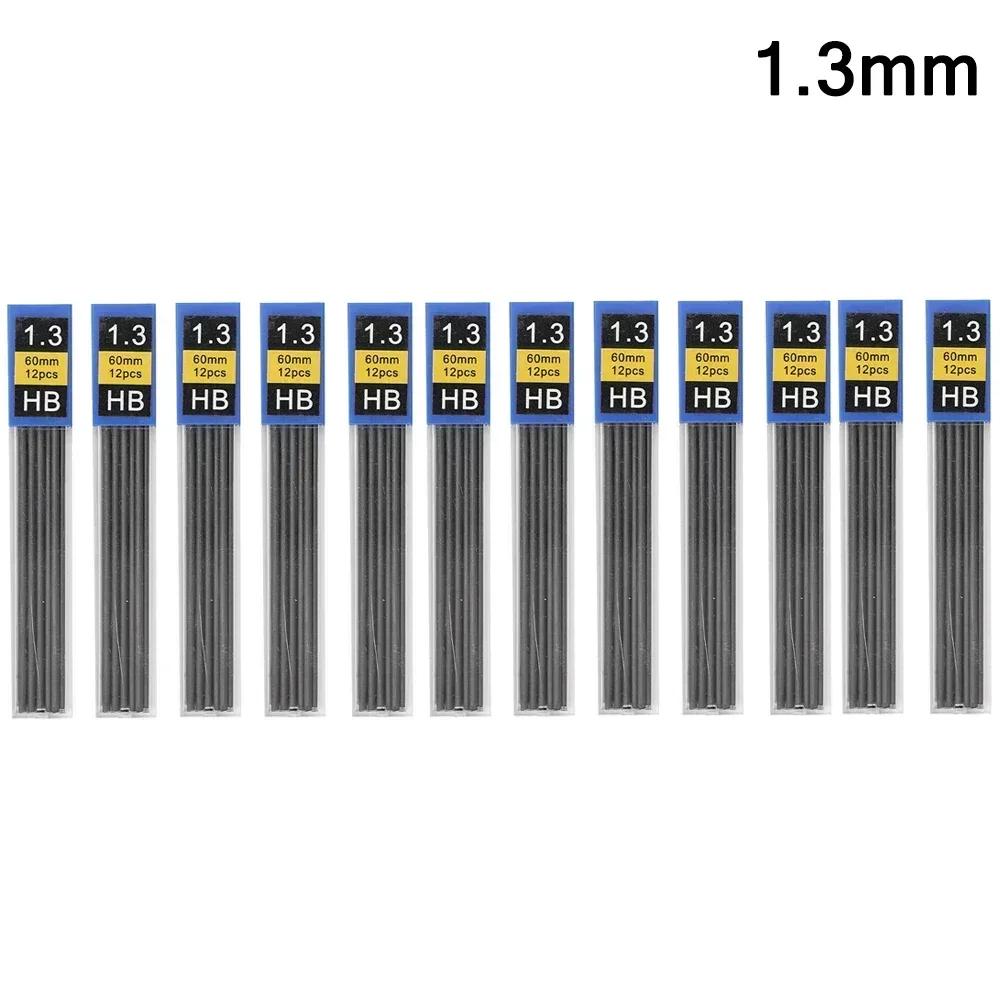 0.3/0.5/0.7/0.9/1.3/2.0mm Metal Mechanical Pencils Lead Refills Break Resistant Drawing Automatic HB Pen Refills School Supplies