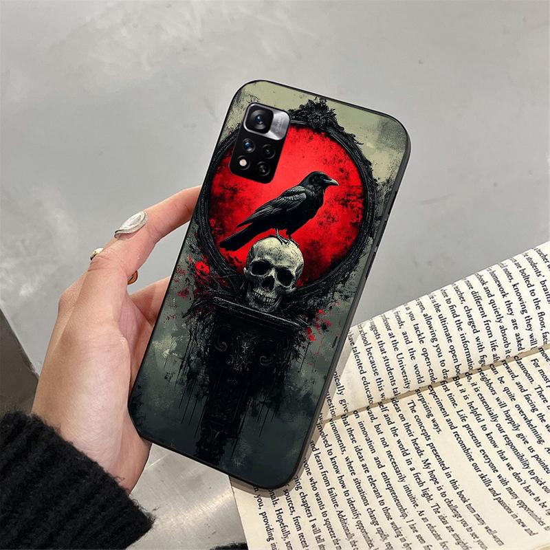 Telefoonhoesje Voor Xiaomi Redmi note 14 Pro 14 13 12 11 10 Pro 14S 12S 11S Redmi 14C 13C 10 Schedel