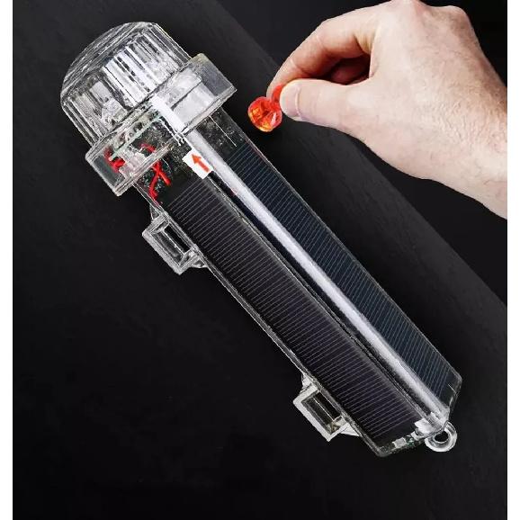 JayCreer Marine Solar Signal Light For Boats