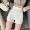 Women's High-Waist Slimming Black Shorts for Spring/Summer 2024 - Petite Fit