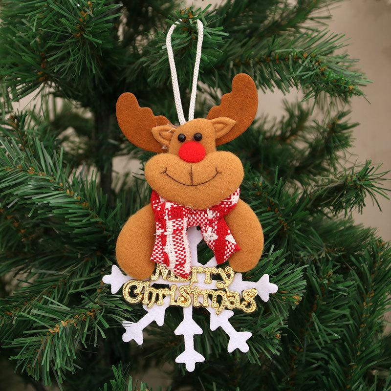 Christmas Fabric Ornaments Set - Plush Dolls, Tree Hangers & Gift Decor