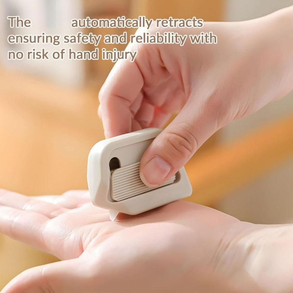 Slice Mini Cutter, Ceramic Safety Blade, Auto-Retractable Box Cutter Magnetic Opening Tool for Home Offices Warehouses Logistics