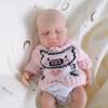 8 Inch Real Like Miniature Baby Reborn Dolls LouLou Sleeping Soft Full Solid Silicone Emulation Doll Alive Bebe Newborn Doll for Child for Christmas
