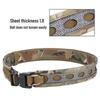 Bison Lightweight Double Layer Tactical Belt with Quick Release Metal Buckle