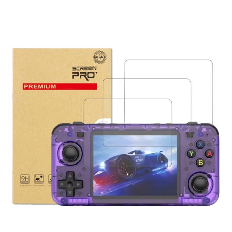 Gaming Console Carrying Bag Shockproof Organizers Storage Case with Tempered Glass Screen Protector Fit for BOYHOM R36H