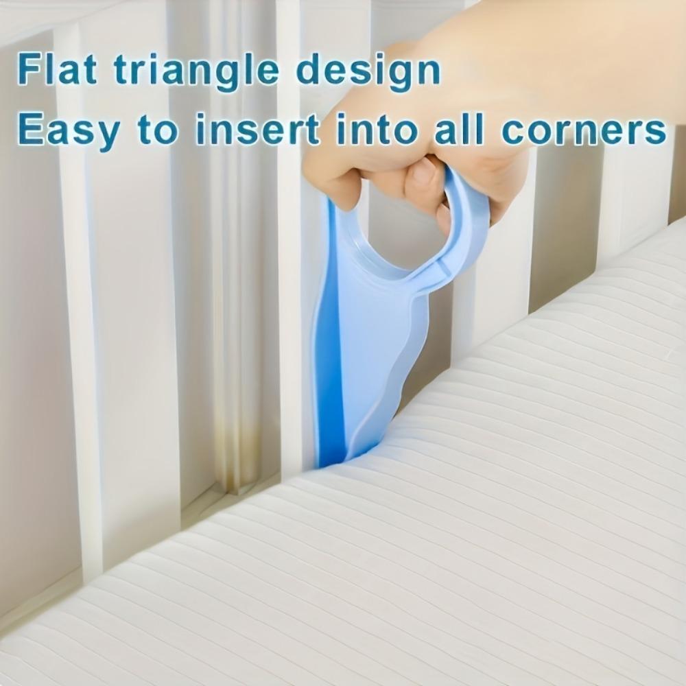 Ergonomic Bed Sheet and Bed Skirt Tuckers - Easy to Insert into All Corners