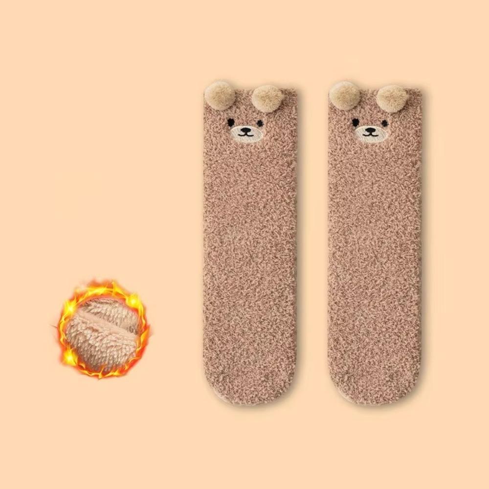 Coral Velvet Infants Stocking Thickened Plush Socks High Quality Baby Socks  for  0-5year Kids