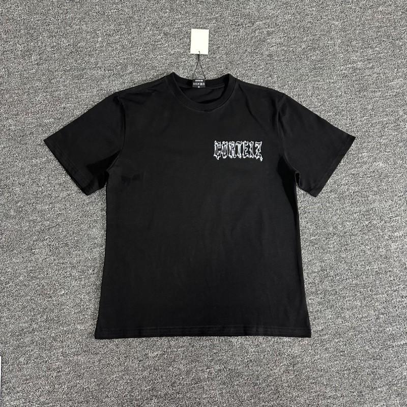 Corteiz Short Sleeve T-Shirt Mens Loose Fit Graphic Print Crew Neck Casual Streetwear Tee