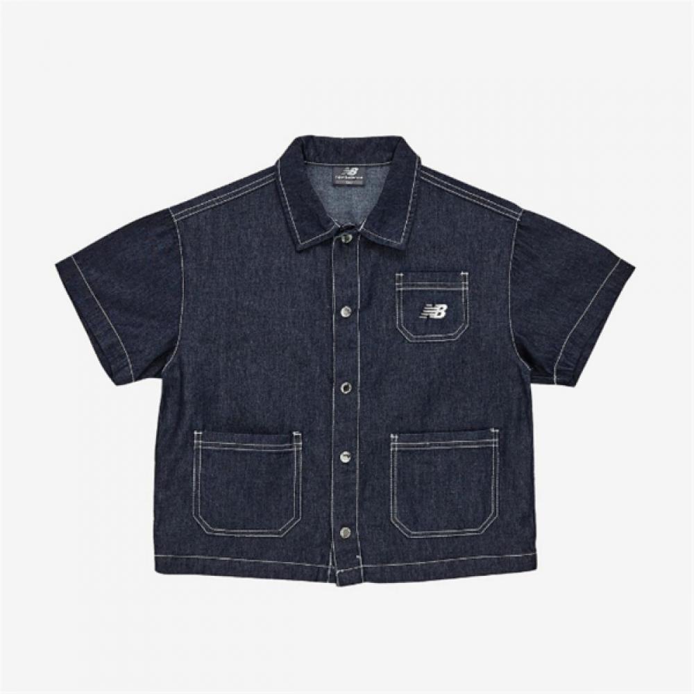 

New Balance Kids Hedge Denim Short Sleeve Jacket B1 Nk9df2101u 55 NK9DF2101U 55/120
