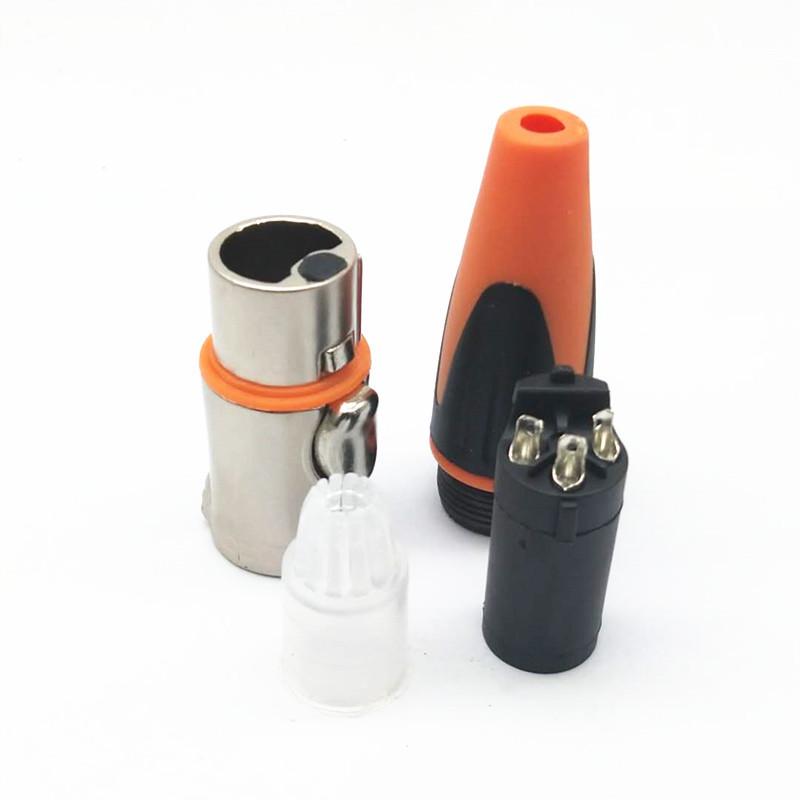 Three-Core Waterproof XLR Balanced Connector - Male/Female Microphone Plug