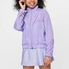 Nike Sportswear Windrunner Solid Color Stand Collar Zipper Casual Long Sleeve Jacket Kids Jacket Light-Purple FN8656-515