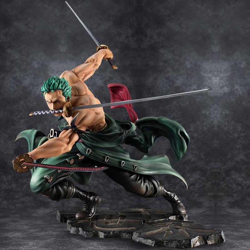 

One Piece Solon 3000 World Three Knife Flow Birthday Gift Collection Decoration Fashion Model Action Figure Animation Anime