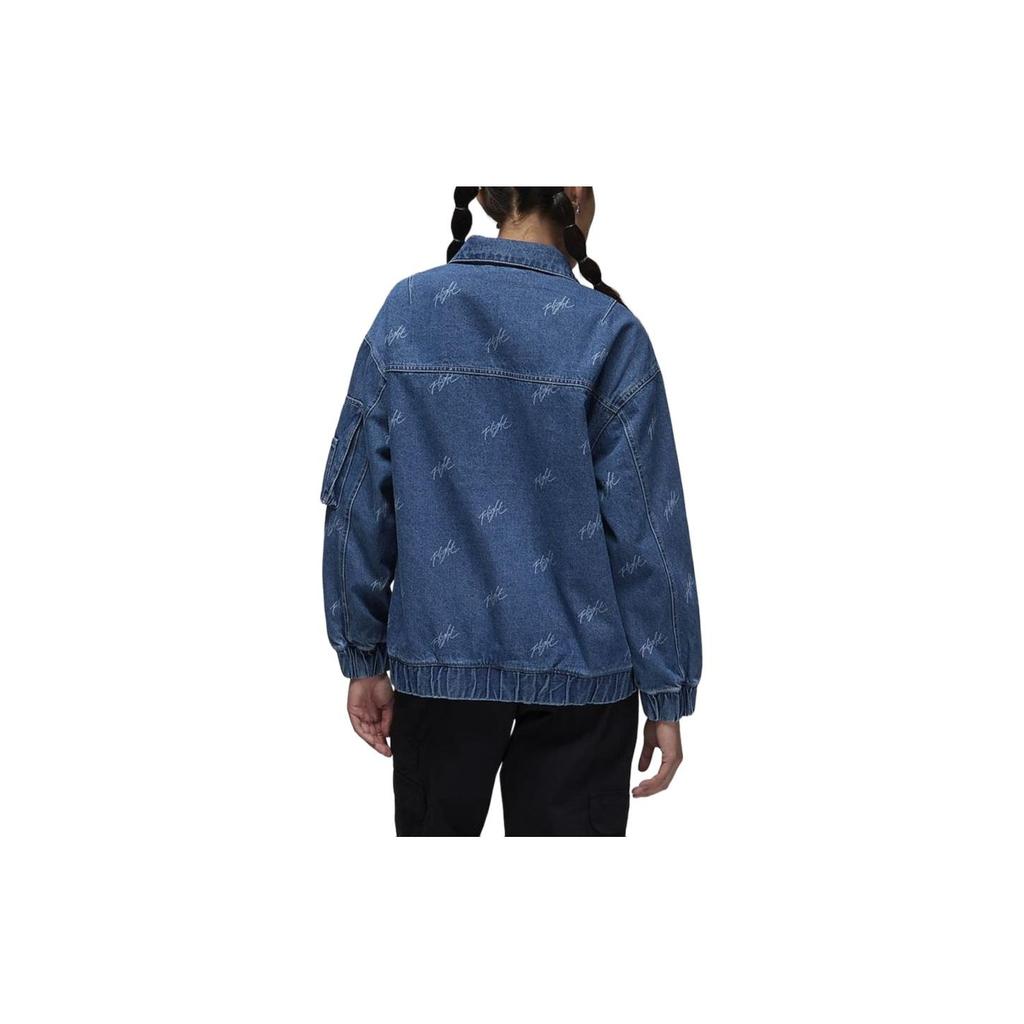 (WMNS) Air Jordan Renegade Jacket Asia Sizing 'Stone Blue' Women's FN5354-453