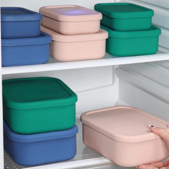 3 buc 300/700/1300ml Cutie de prânz cu capac Etanșare bună Potrivită pentru microunde Picnic Drumeții Portabil Recipient pentru alimente pentru prânz Utilizare zilnică