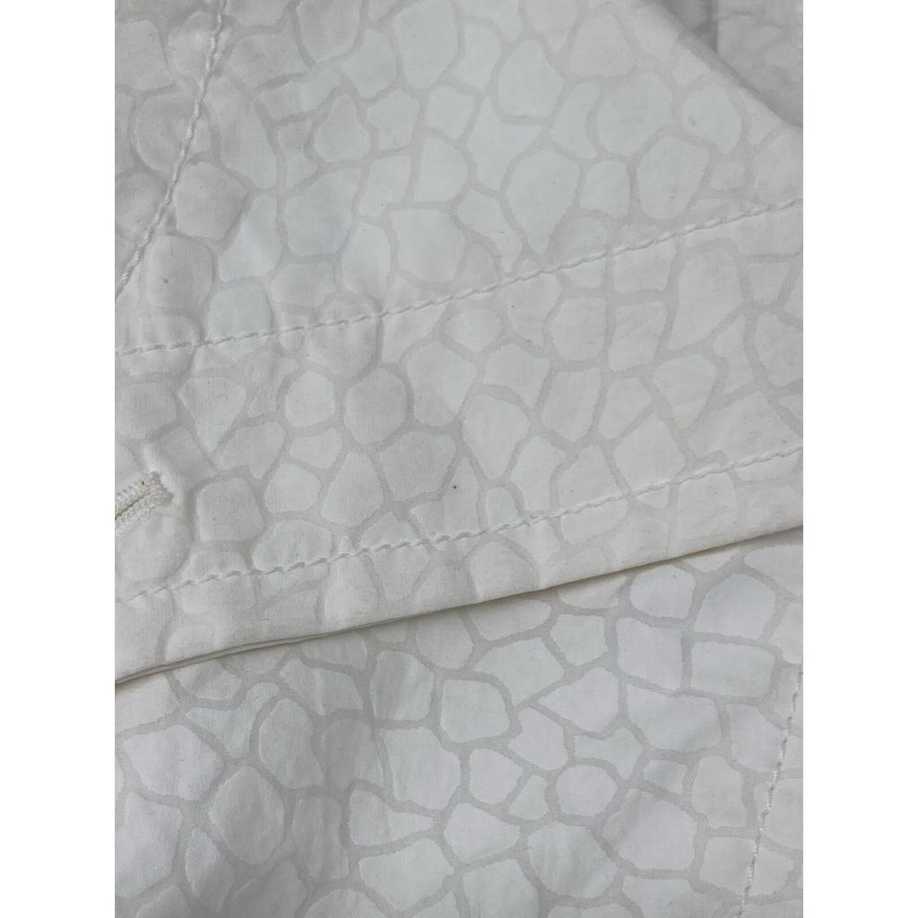 GIORGIO ARMANI White PG4014 Inside Lace All-Over Print Jacket Jacket 46 whiteUsed