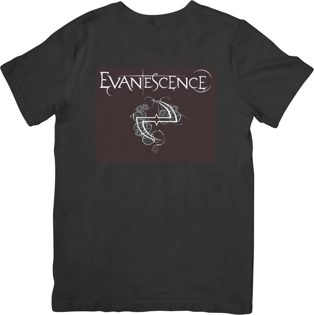 Evanescence Music Unisex Fit for Men & Women Quality Cotton T-Shirt Black
