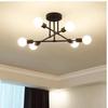 Nu Feng Creative 6-Head Gold Ceiling Light
