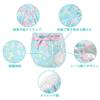 LittleForBig Adult Silky Diaper Cover Print with Lace and Adjustable Size L [Amusement Park] All-over Bow, Waist, 3-Layer Breathable, Waterproof,