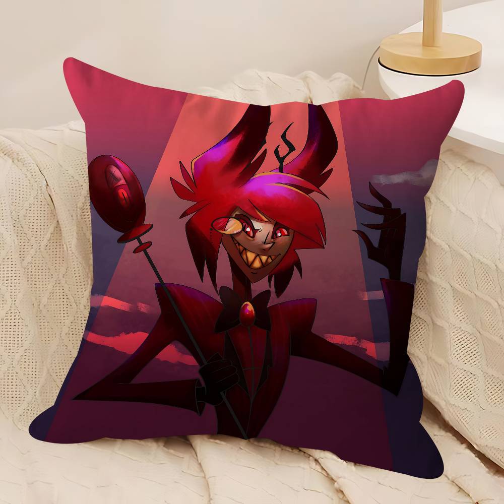 H-Hazbin A-Alastor Poszewka Zdejmowana Zmywalna Poszewka na Poduszkę – Miękka Pościel na Wszystkie Pory Roku