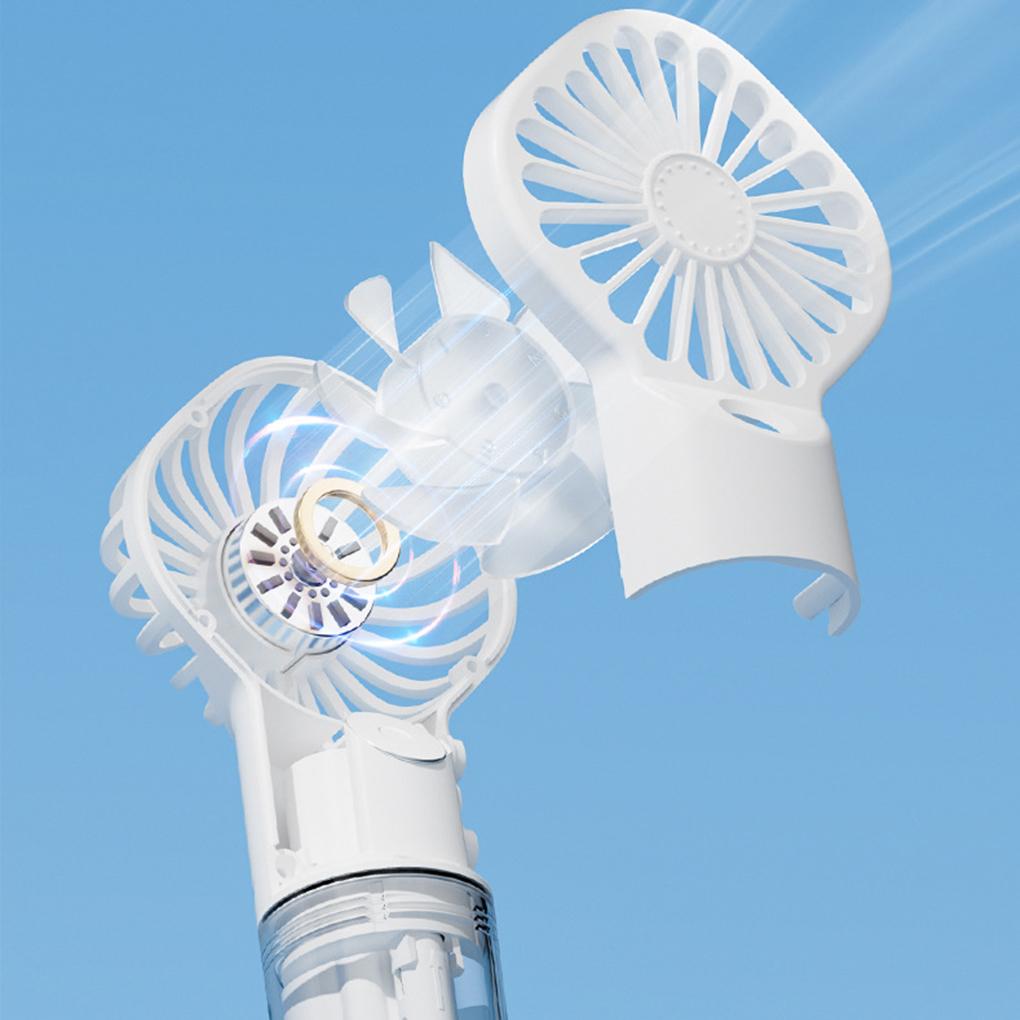 Handheld Mini Air Conditioner Fan Portable Silent Humidifying Fan For Dry Skin Fan With Humidifier