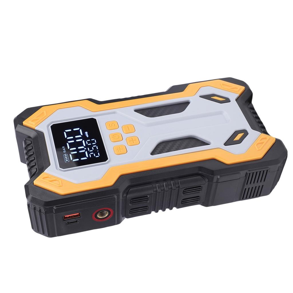 Car Jump Starter Tire Inflator 80W 1500A 150PSI Portable Jump Starter Battery Pack with 2 USB Ports 3 LED Light Modes